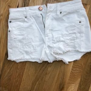 American Eagle Outfitters ripped jean shorts